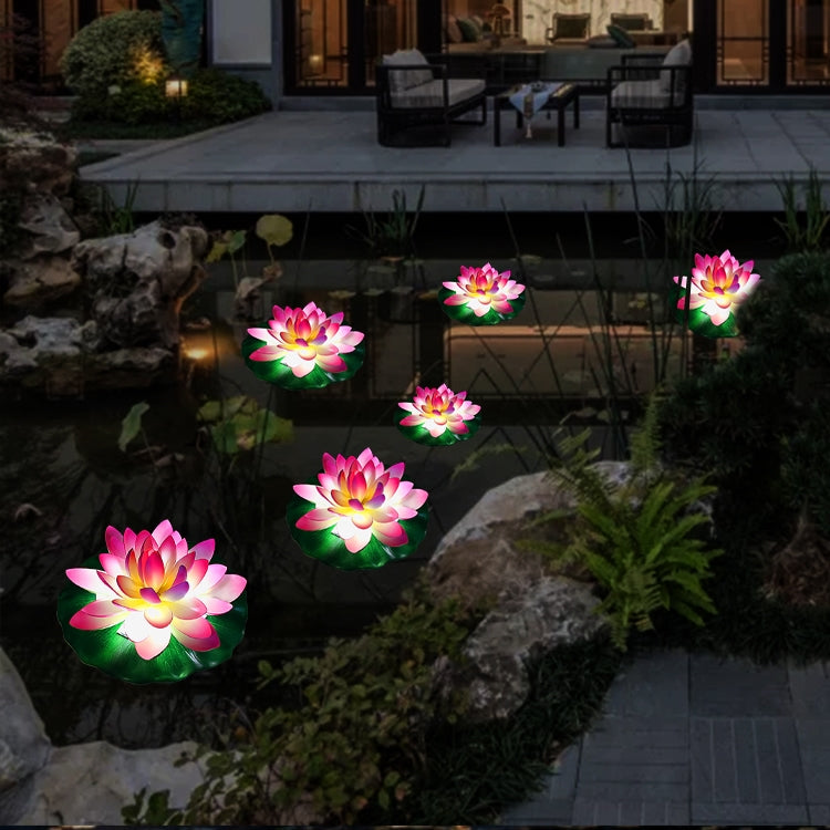 Garden Pool Decorative Lotus Solar Light