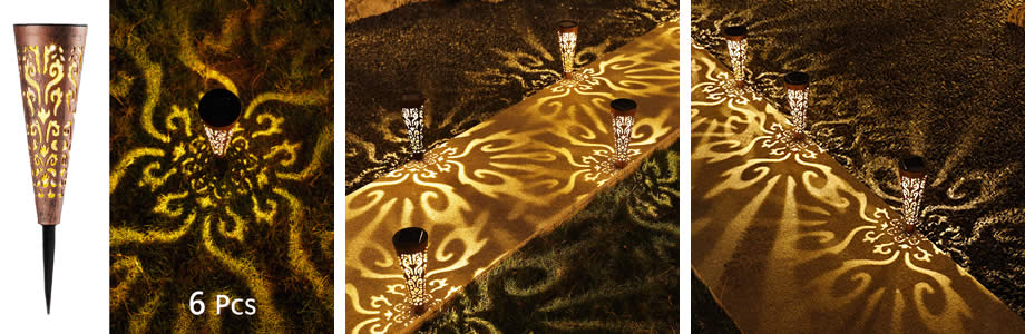 Pretty Garden Torch romantic lighting atmosphere solar light