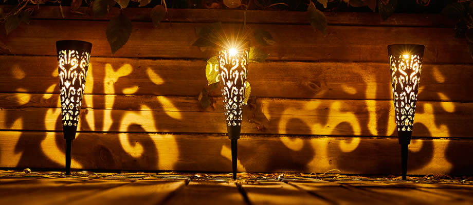 Pretty Garden Torch romantic lighting atmosphere solar light