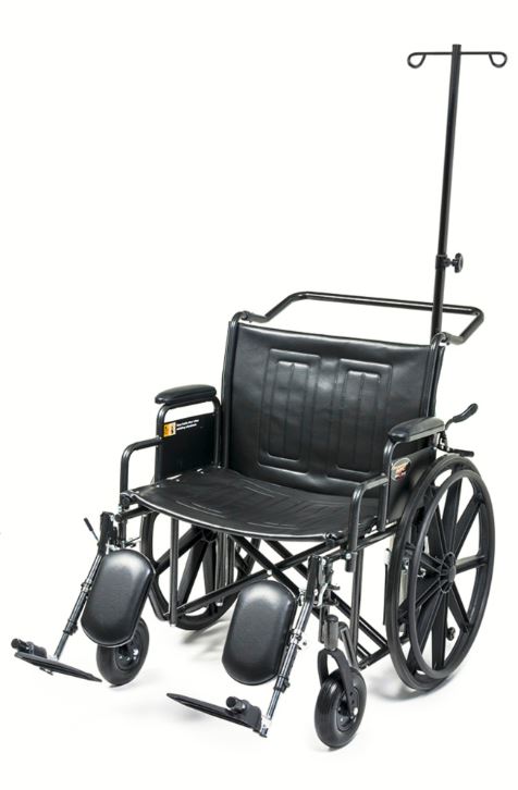 Everest & Jennings Traveler HTC Heavy Duty Hospital Bariatric Wheelchair