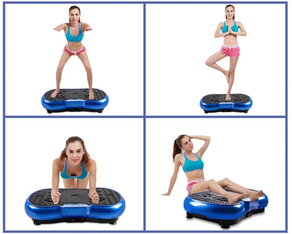 You Can Stand, Sit or Lay down on the Vibrating Exercise Machine to Complete the Exercise in Many Ways
