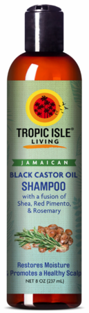 Tropic Isle Living Jamaican Black Castor Oil Shampoo 8 Ounce