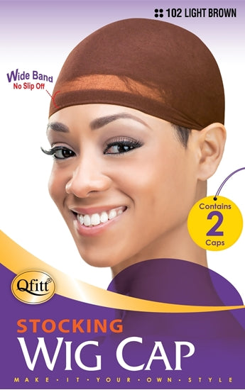 Qfitt Stocking Wig Caps Assorted