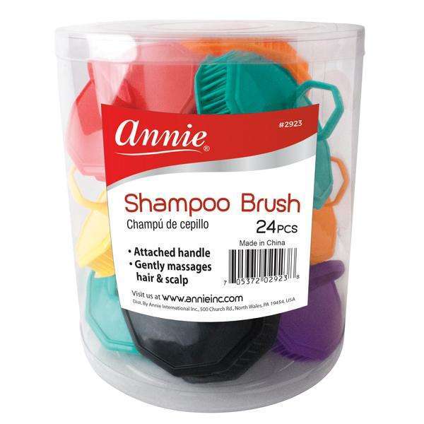 Annie Shampoo  Brush Scalp Massage 24Ct Asst Color