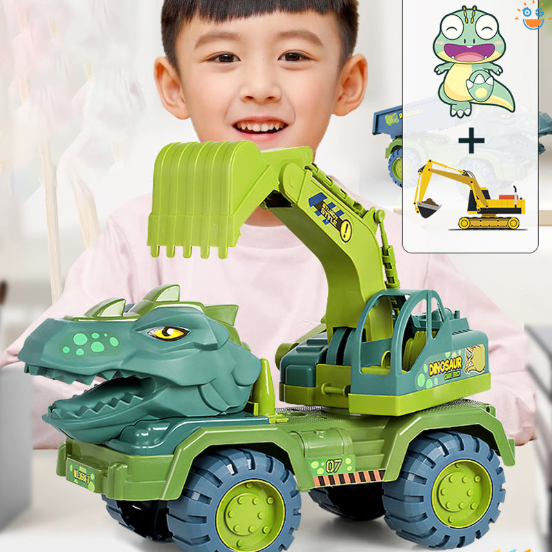 大型恐竜掘削機子供用恐竜おもちゃの車玩具