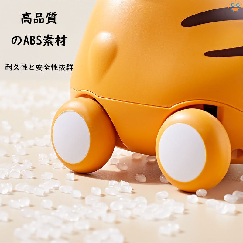 【3個セット】かわいい動物の慣性プルバックカーおもちゃ