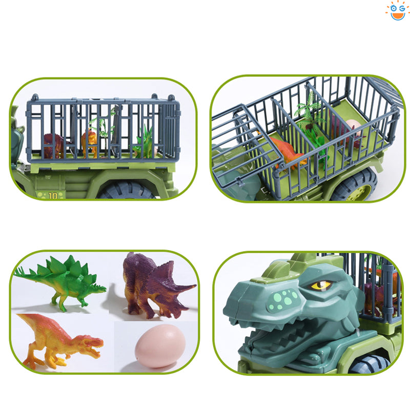 恐竜トラック子供用恐竜おもちゃの車玩具
