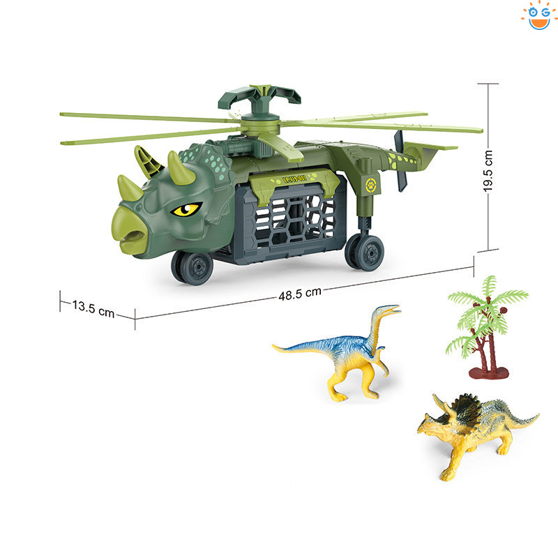 【予約販売】48.5cm超大サイズ恐竜ヘリコプターおもちゃバッテリー不要