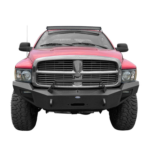 2003-2005 Dodge Ram 2500 Front Bumper & Rear Bumper w/Winch Plate - Hooke Road