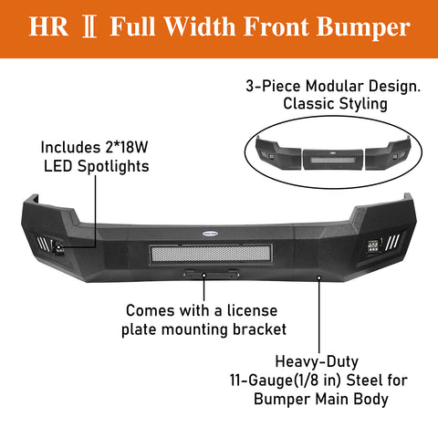 Dodge Ram 2500 Front Bumper for 2003-2005 Ram 2500 explantory diagram