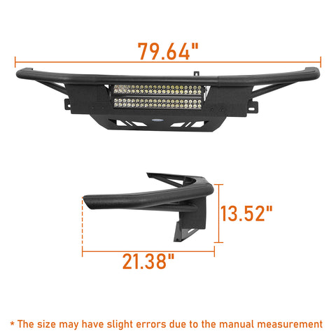 2009-2014 Ford F-150 Prerunner Offroad Front Bumper dimension