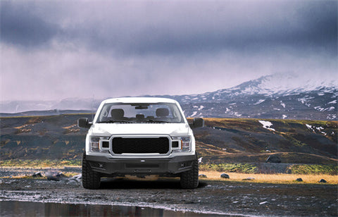 2018-2020 Ford F-150 Full-Width Front Bumper Offroad Bumper 4x4 Truck Parts - Hooke Road b8526s details 2