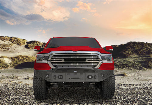 Hooke Road 2019-2024 Ram 1500 Full Width Front Bumper, Excluding EcoDiesel, Rebel & TRX, 2019-2024 Ram 1500 Classic Models b6035 13