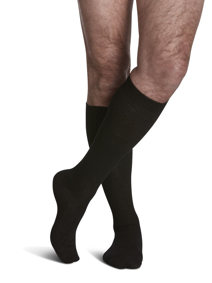 Sigvaris  Mens Casual Cotton Knee High 15-20mmHg