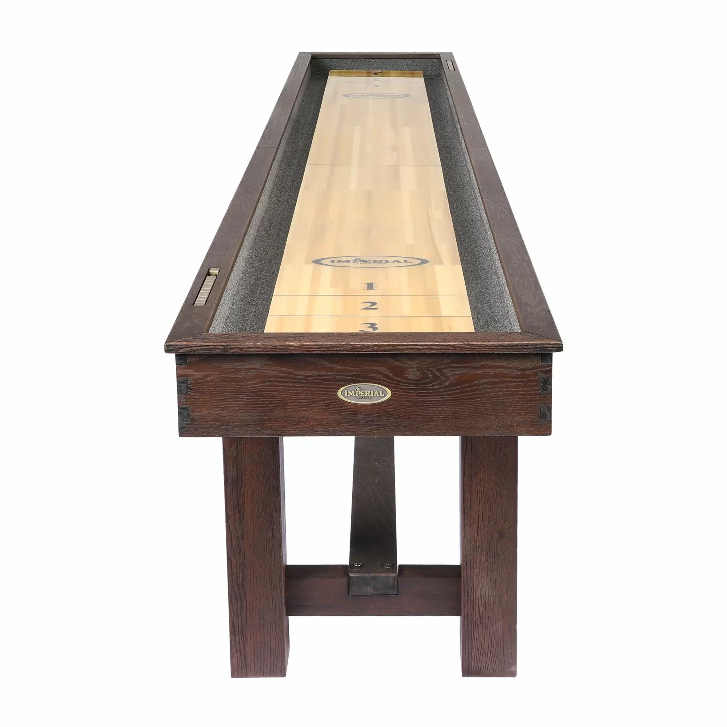 Imperial Weathered Dark Chestnut Shuffleboard Table