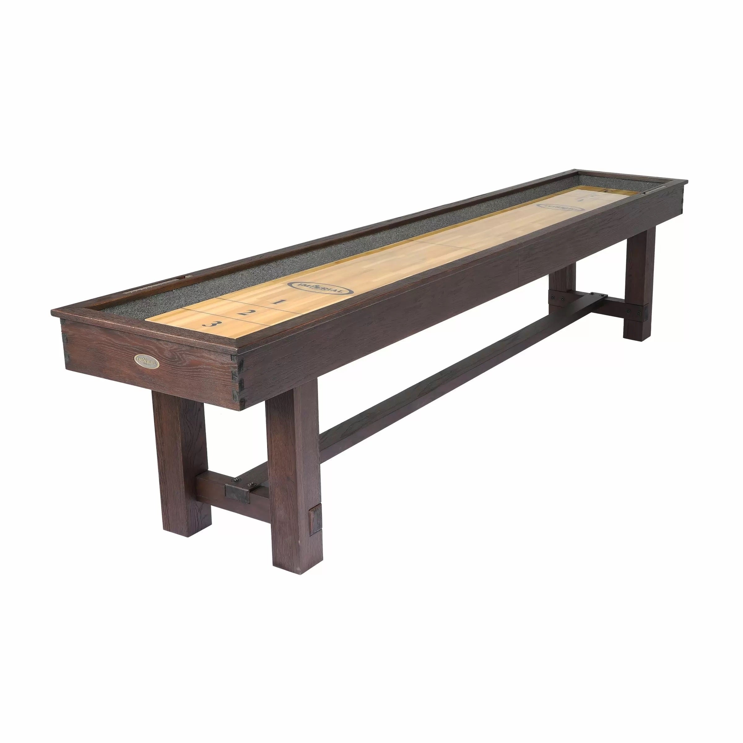 Imperial Weathered Dark Chestnut Shuffleboard Table