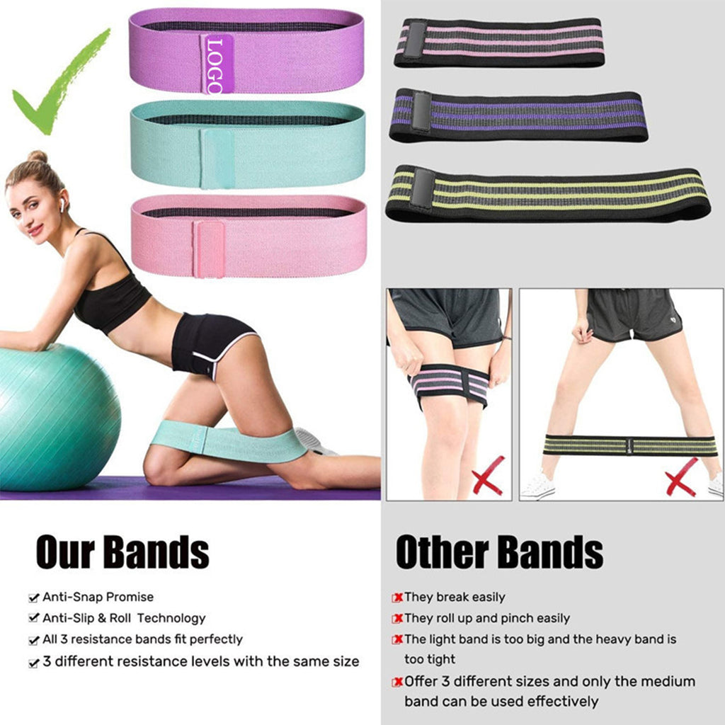 Fabric Non Slip Resistance Bands - 41 Inch