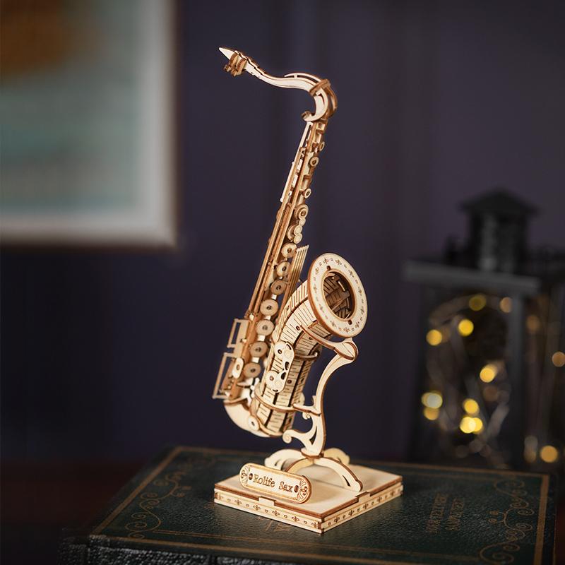 Puzzloria Saxophone TG309 3D Wooden Puzzle