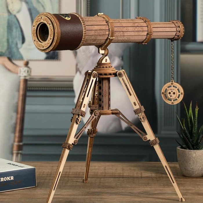 ROBOTIME 3D Wooden Puzzle ROKR Monocular Telescope ST004