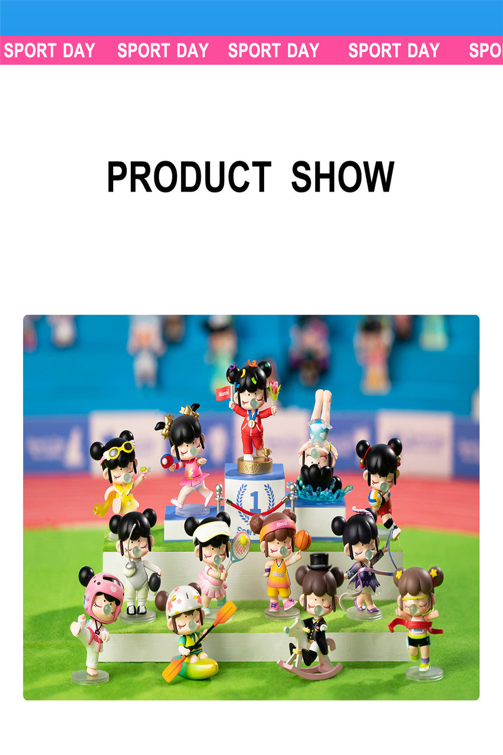 Rolife Blind Box Figure Surprise Dolls - Nanci Sports Day