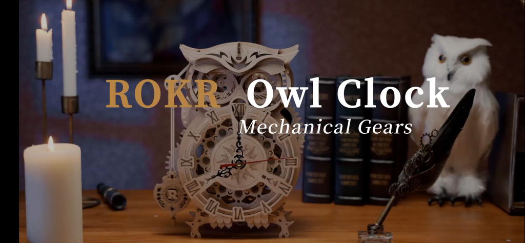 Owl Clock LK503 Battery Mechanical Gears Kit