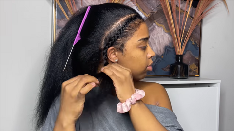 Micro Loop Extension Hair Installation