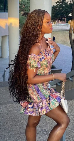 Caramel Brown Fulani Braids