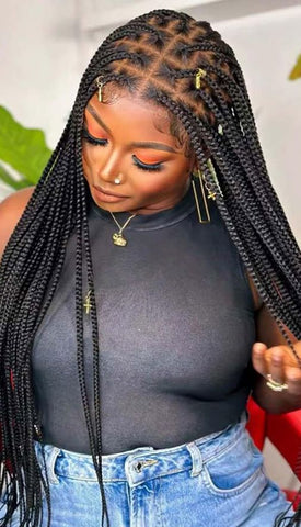 Classic Black Fulani Braids