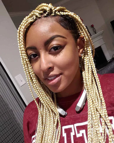 Honey Blonde Fulani Braids