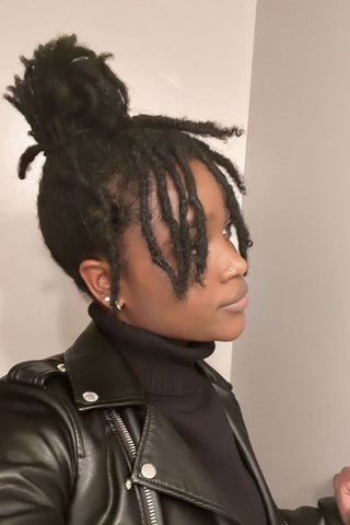 Messy Locs Bun