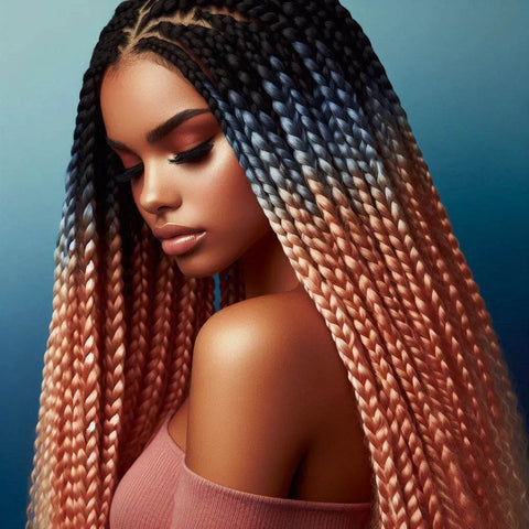 Ombre Blend Fulani Braids