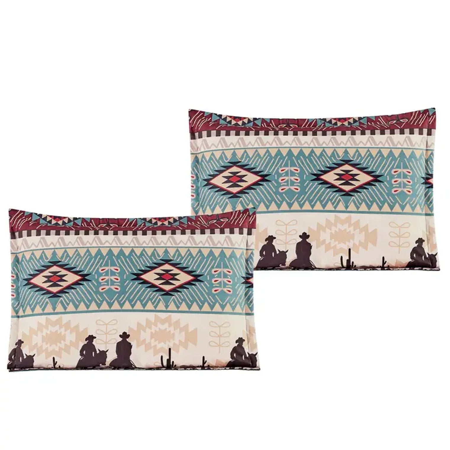 Cowboy Aztec Comforter - 7 Piece Set