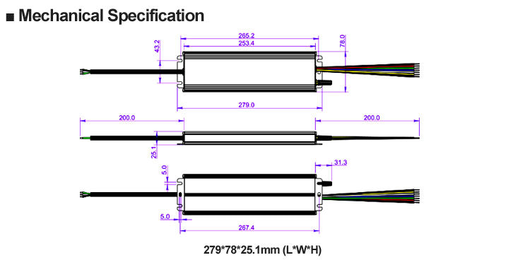 Bluetooth Dim CV LED Driver 150w (IP67)