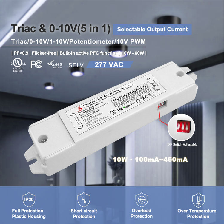 5 in 1 Dim Multi-Current LED Driver 10W