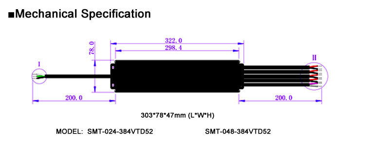 5 in 1 Class 2 Dim LED Driver 384W(Stardard Size)