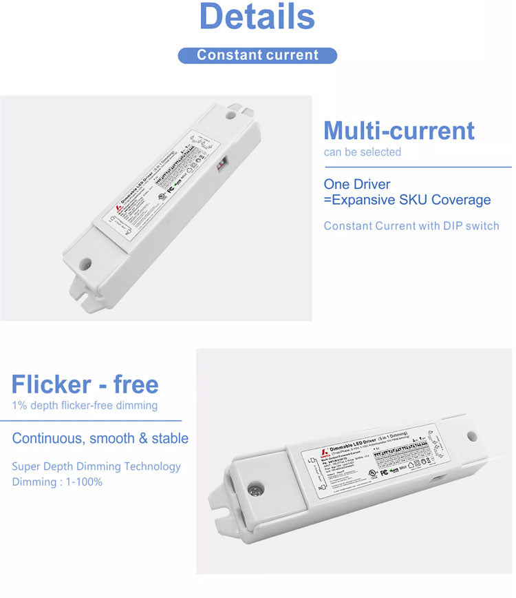Triac & 0-10V Dim Multi-Current LED Driver 10W
