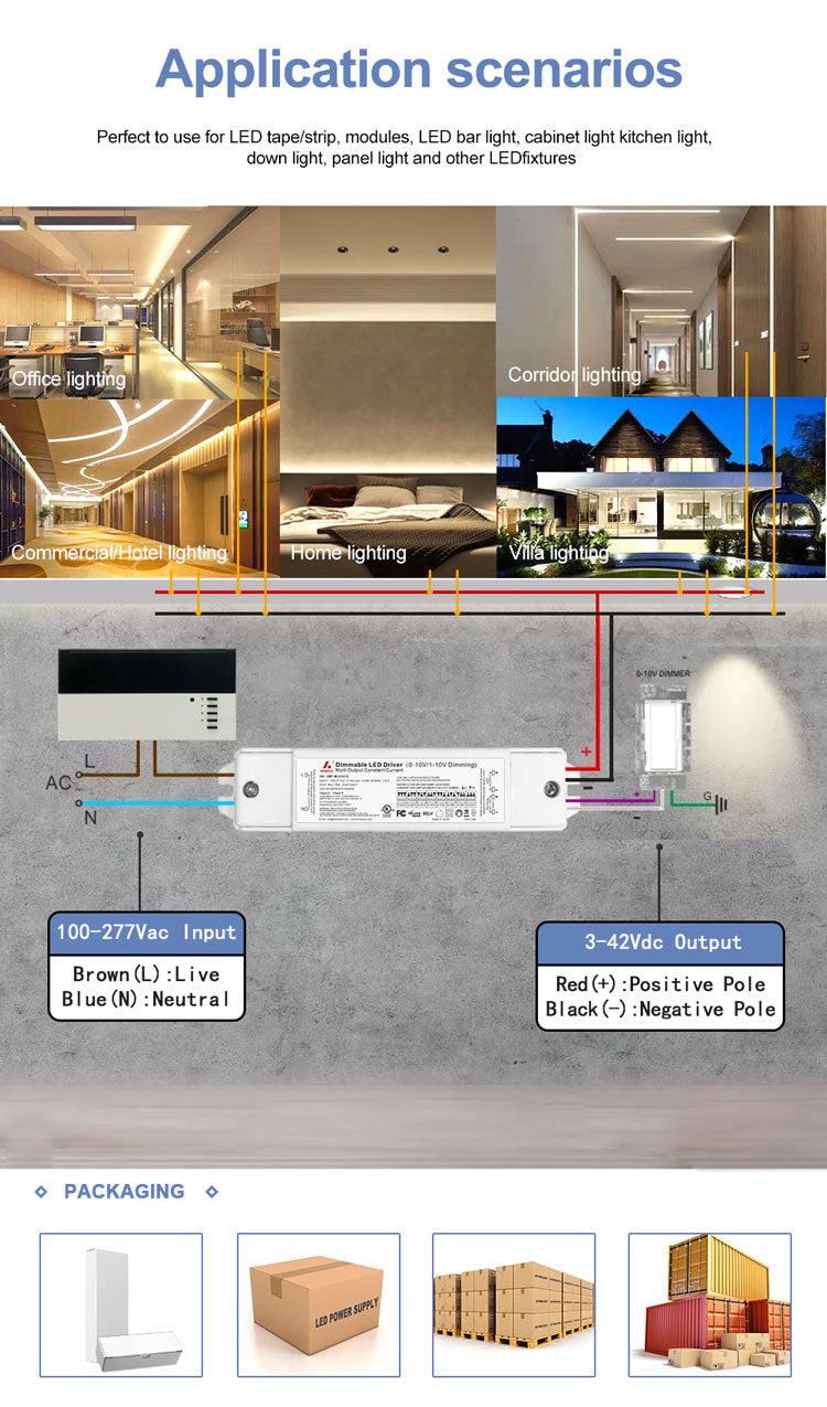 5 in 1 dimmable led driver 10W