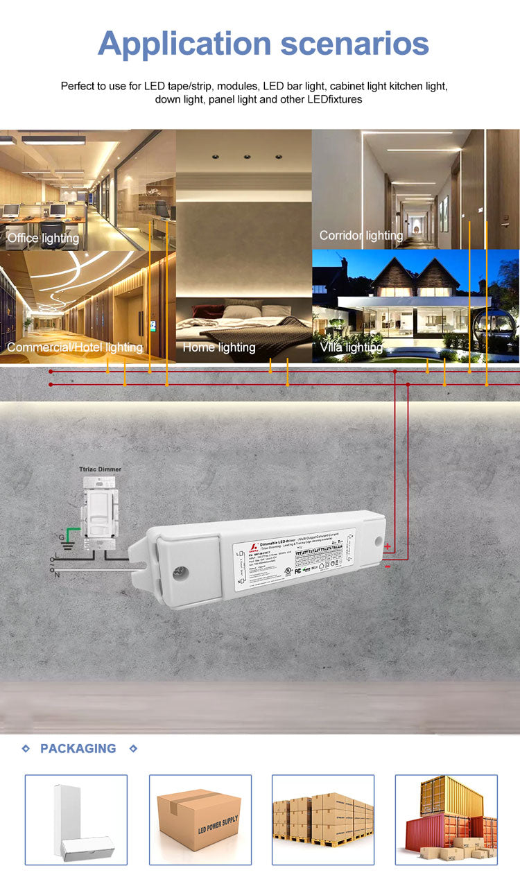 Pilote multi-courant Triac Dim 350mA