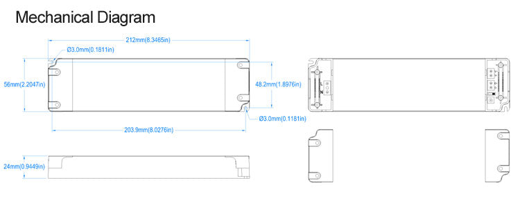 CCT Dim & 5 in 1 Dim LED Driver 96W