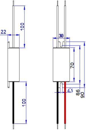 Waterproof Constant Current LED Driver 9W