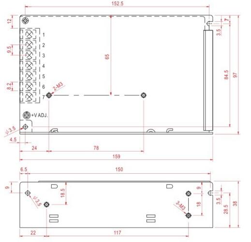 Enclosure Power Supply 120W