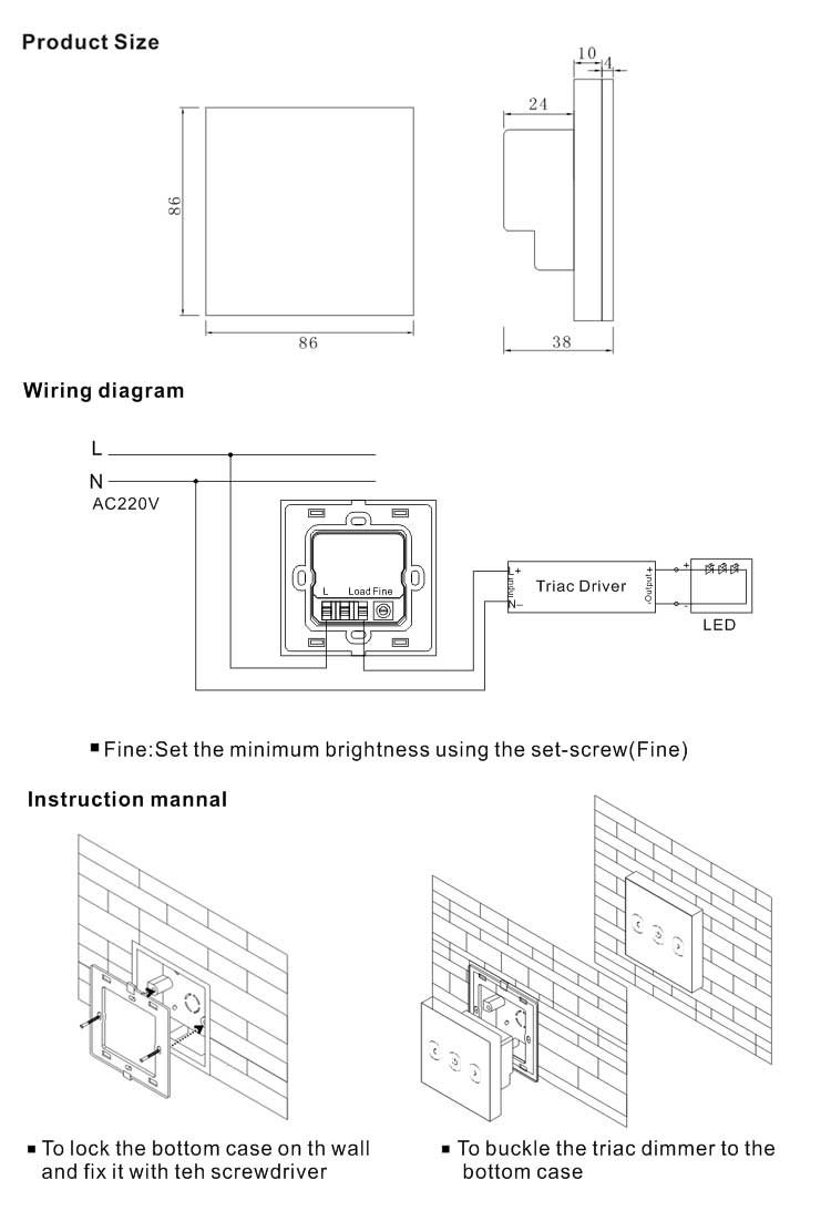decora Triac dimmer switch