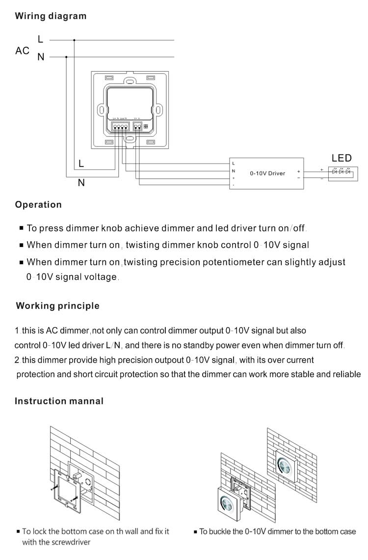 0-10V dimmer control