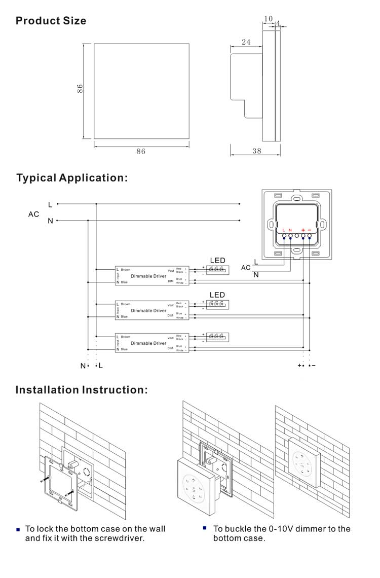 touch dimmer switch