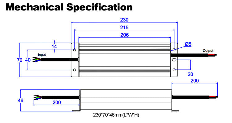 Triac Dimmable Driver 120W