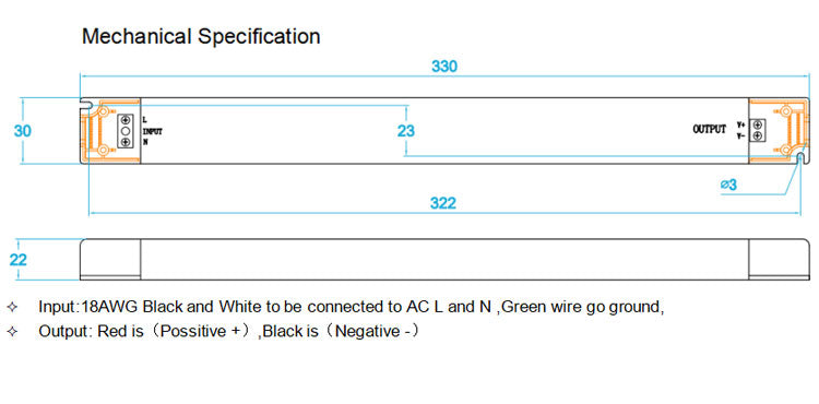 Slim Size constant voltage Non-Dimmable LED Driver 60W (IP20)