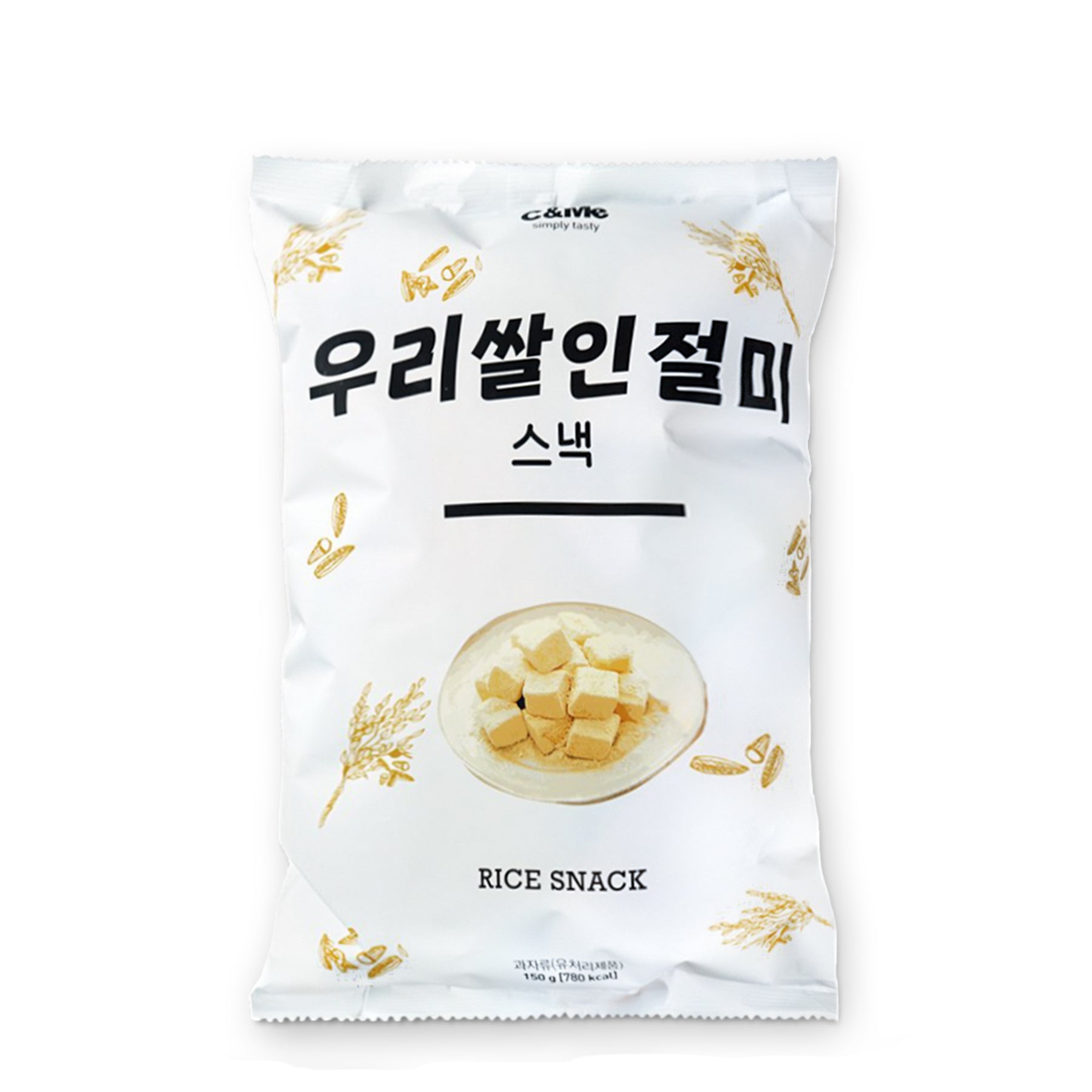Korean Rice Injeolmi Snack, ??? ??? (5.29oz)