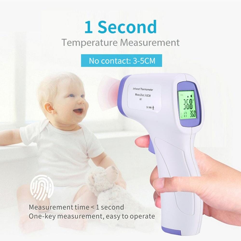 Forehead Non-contact Infrared Body Thermometer Gun ABS for Adults Children Lcd Display Digital Laser Temperature Tool Free Ship