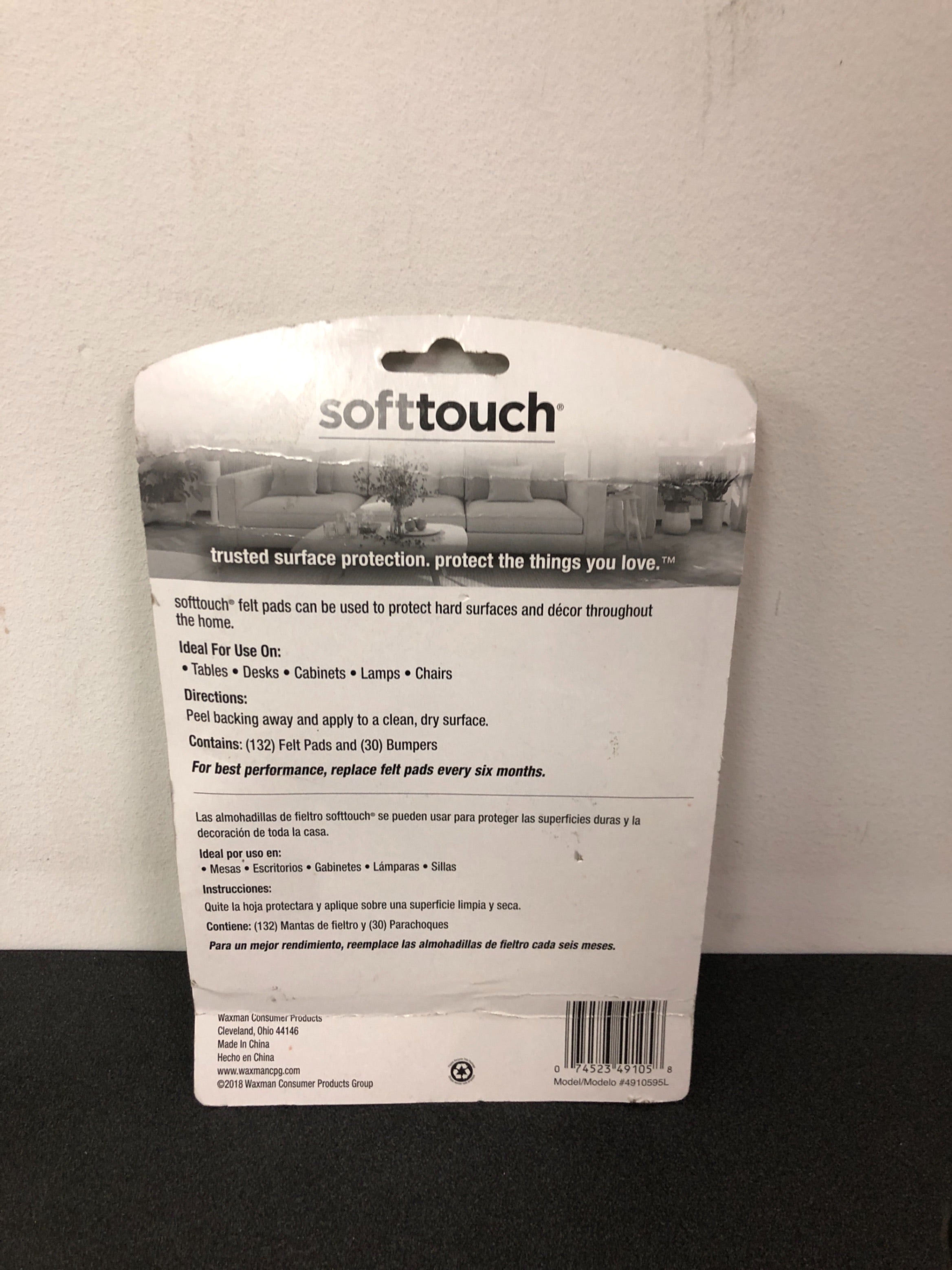 SoftTouch 162-Pack Assorted Round Felt Pad