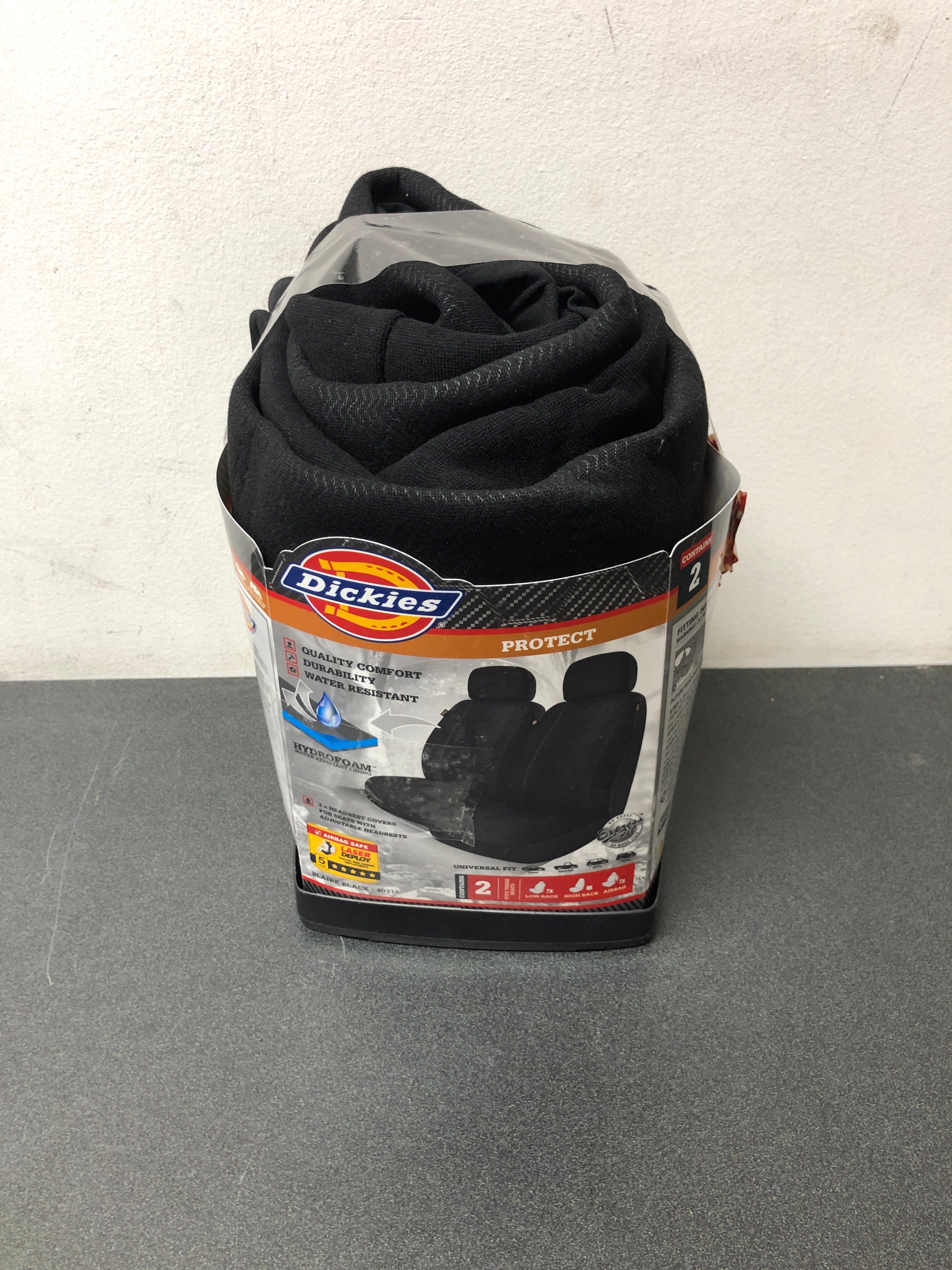 Dickies 2pc custom lb blair seat cover automotive interior covers and pads black